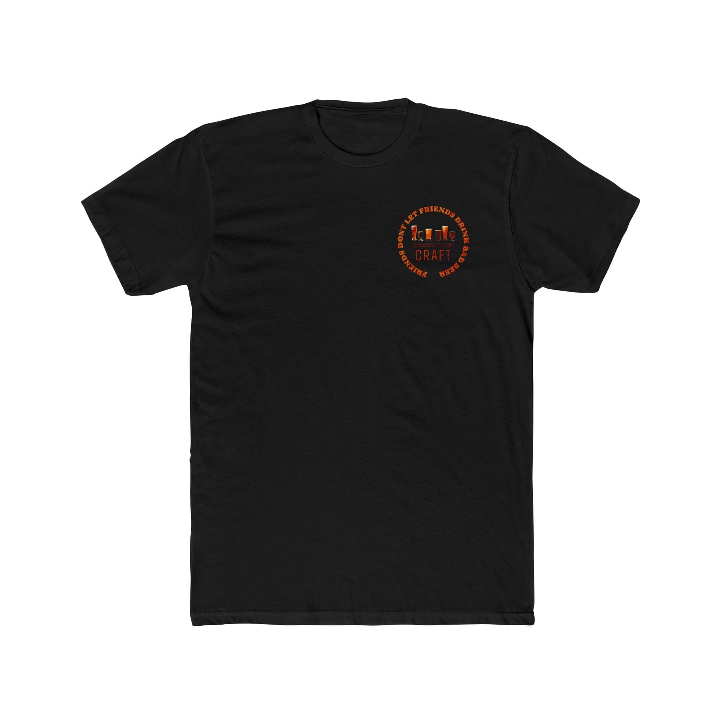 Funny Beer Quote Tee-Friends Don't Let Friends Drink Bad Beer