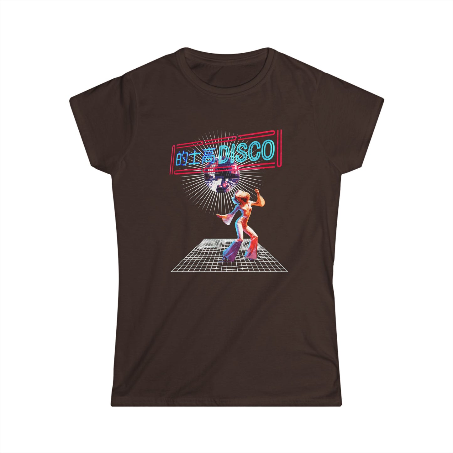 T-Shirt Retro Disco Dancer-Softstyle Tee