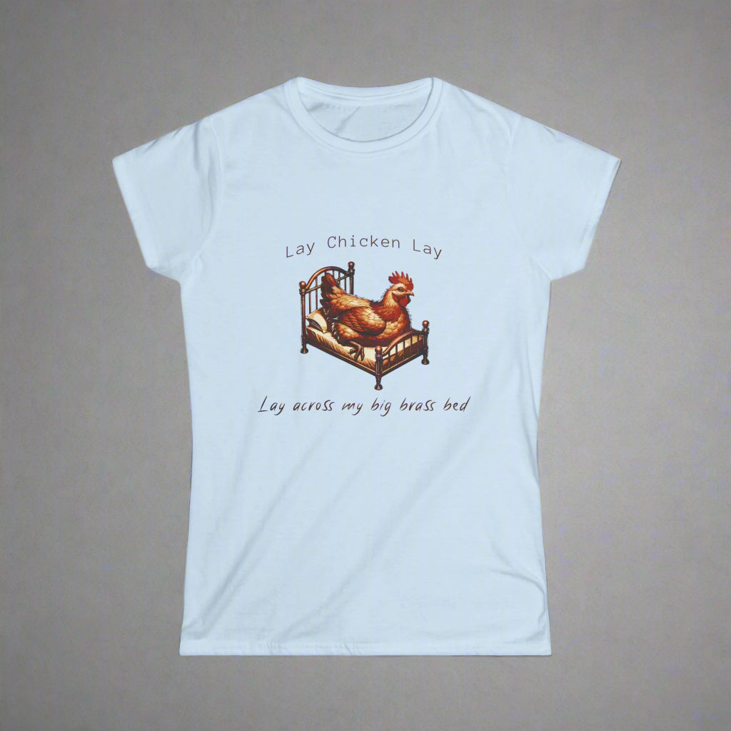 Lay Chicken Lay-Softstyle T-Shirt