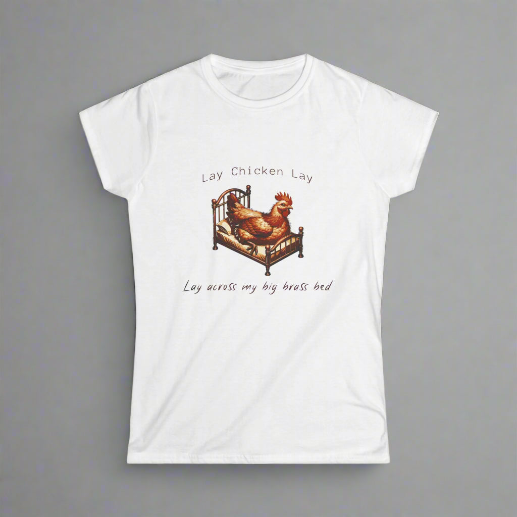 Lay Chicken Lay-Softstyle T-Shirt