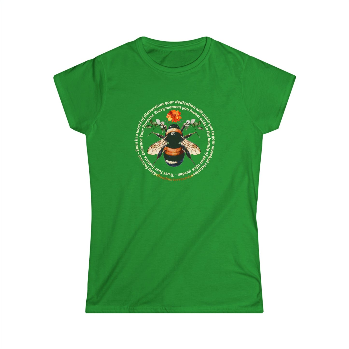 Bumblebee-Fitted Softstyle Women's Tee