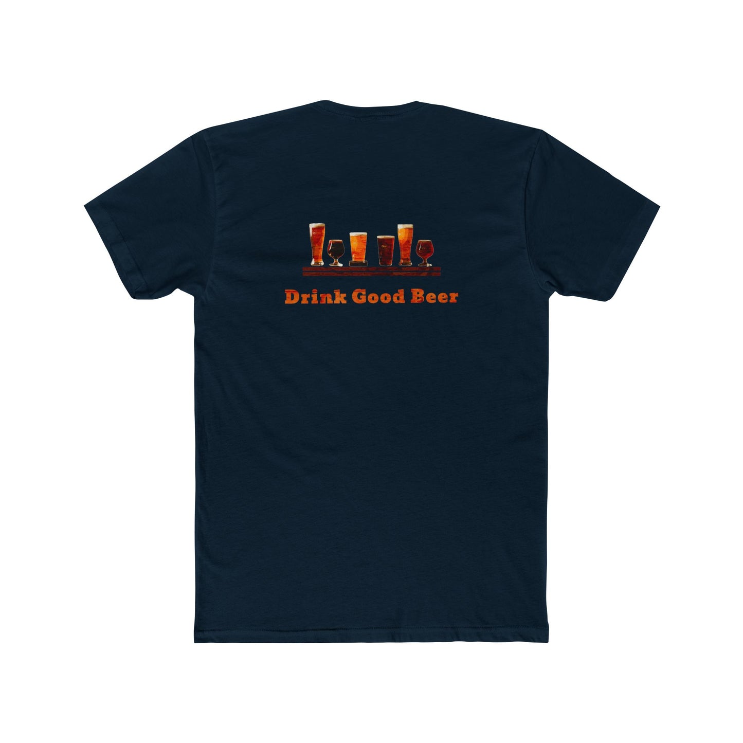 Funny Beer Quote Tee-Friends Don't Let Friends Drink Bad Beer