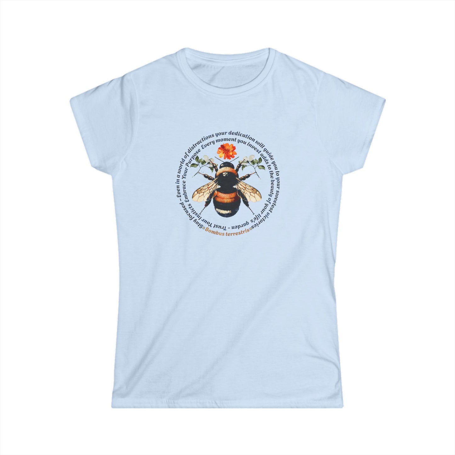 Bumblebee-Fitted Softstyle Women's Tee
