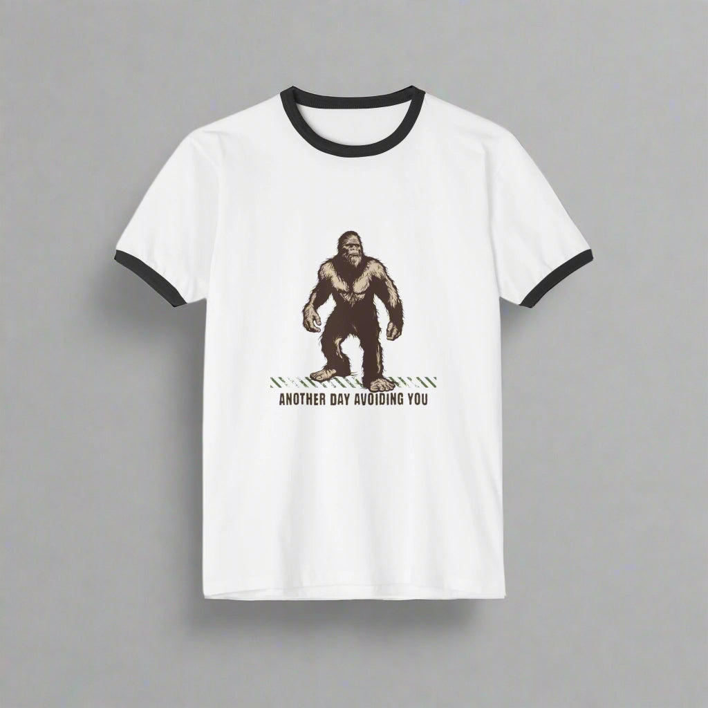 Bigfoot Ringer T-Shirt - Another Day Avoiding You
