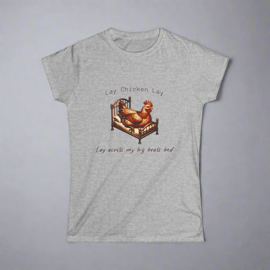 Lay Chicken Lay-Softstyle T-Shirt