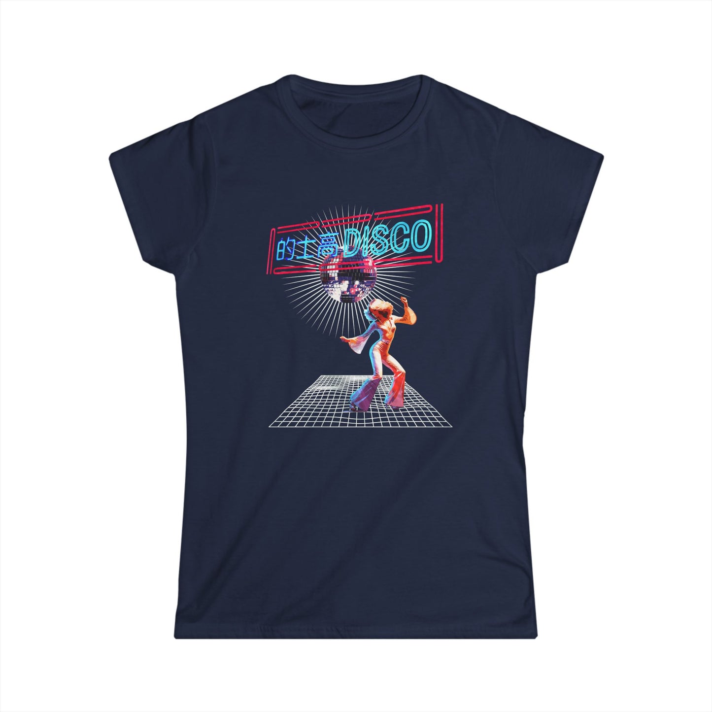 T-Shirt Retro Disco Dancer-Softstyle Tee