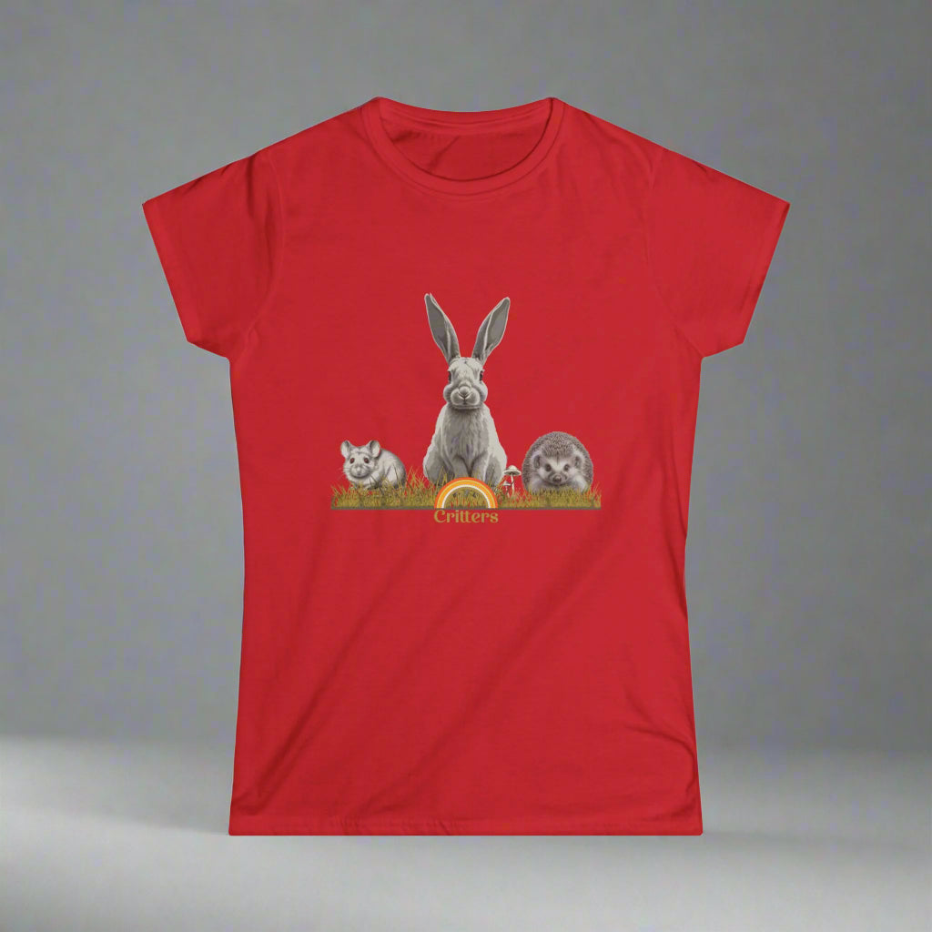 Animal Lineup-Softstyle T-Shirt