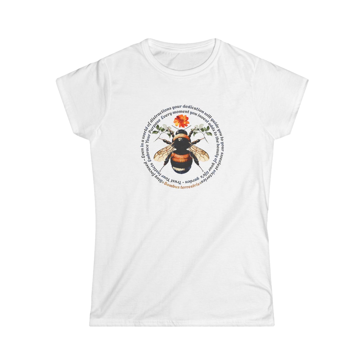 Bumblebee-Fitted Softstyle Women's Tee
