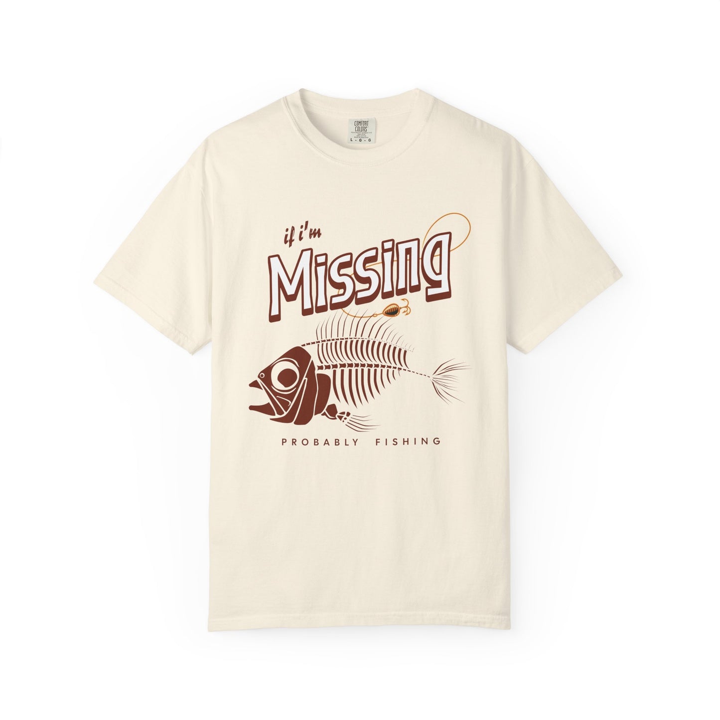 Fishing Humor T-Shirt-I'm Probably Fishing