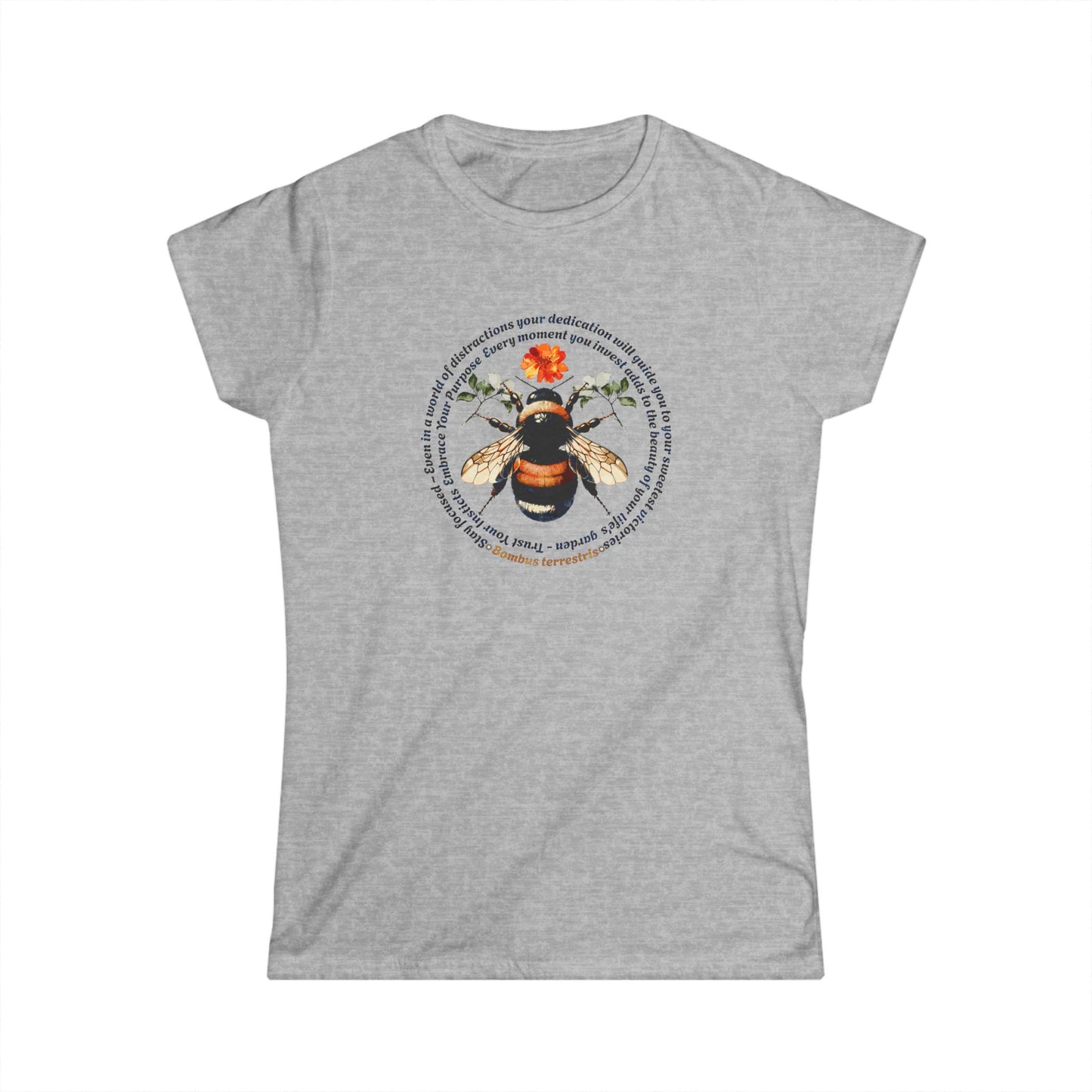 Bumblebee-Fitted Softstyle Women's Tee
