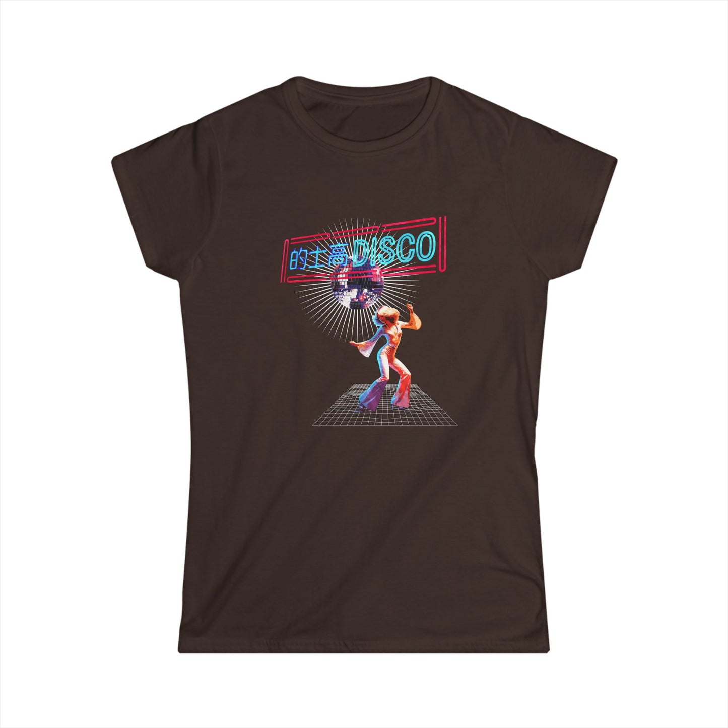 Retro Disco Dancer-Women's Softstyle Tee