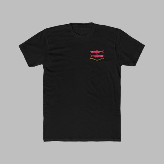 Sardines in Olive Oil Cotton Tee-Front and Back Design