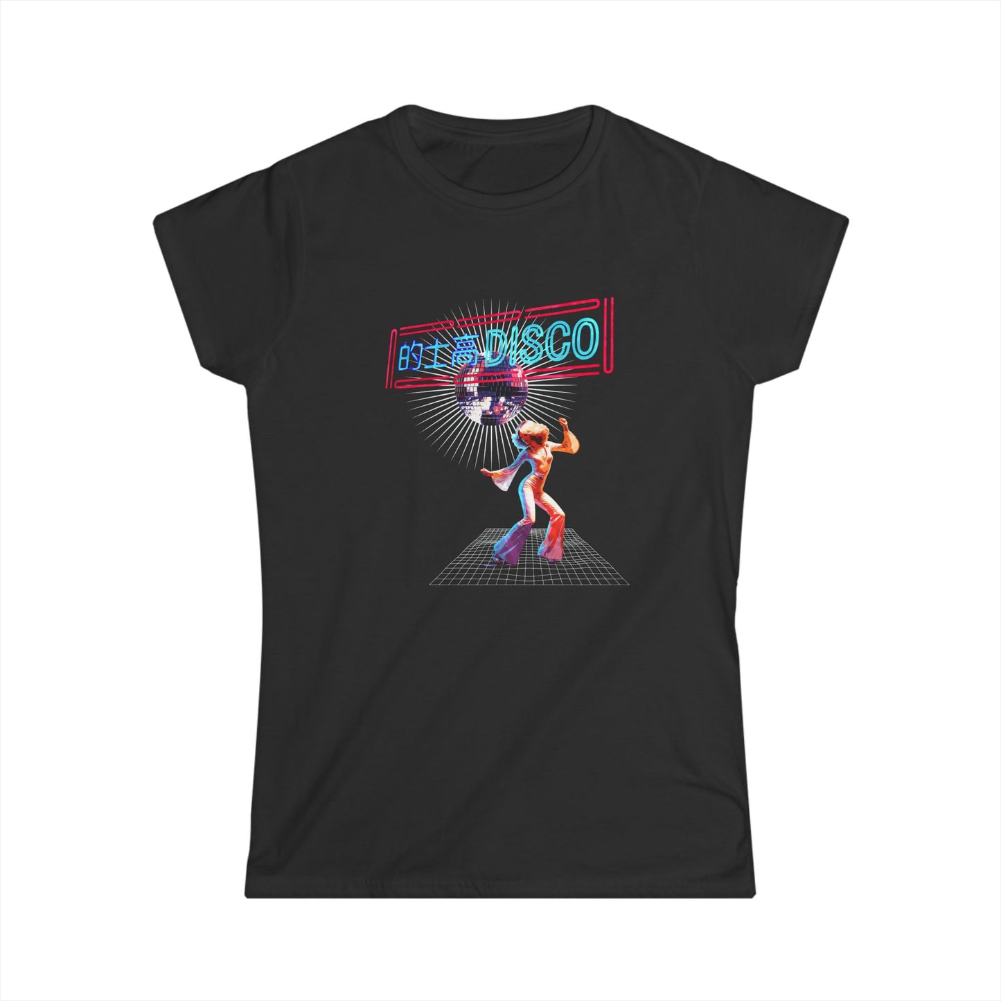 Retro Disco Dancer-Women's Softstyle Tee