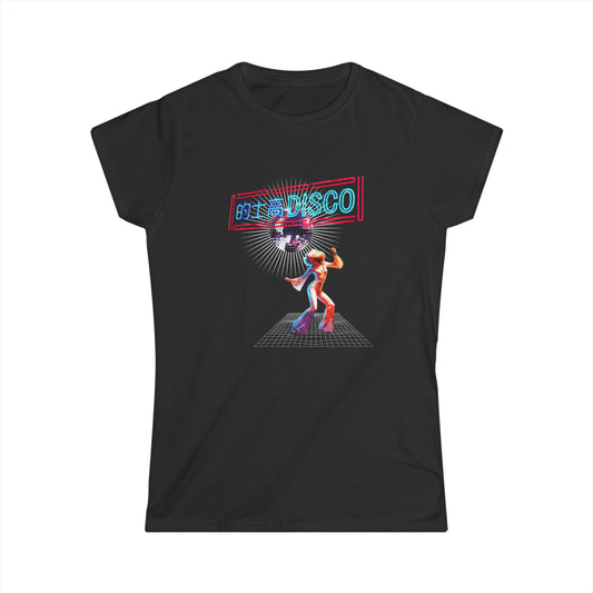 Retro Disco Dancer-Women's Softstyle Tee