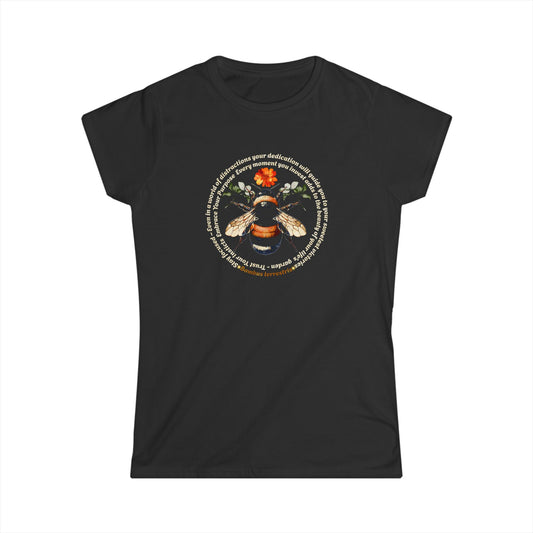 Bumblebee-Fitted Softstyle Women's Tee