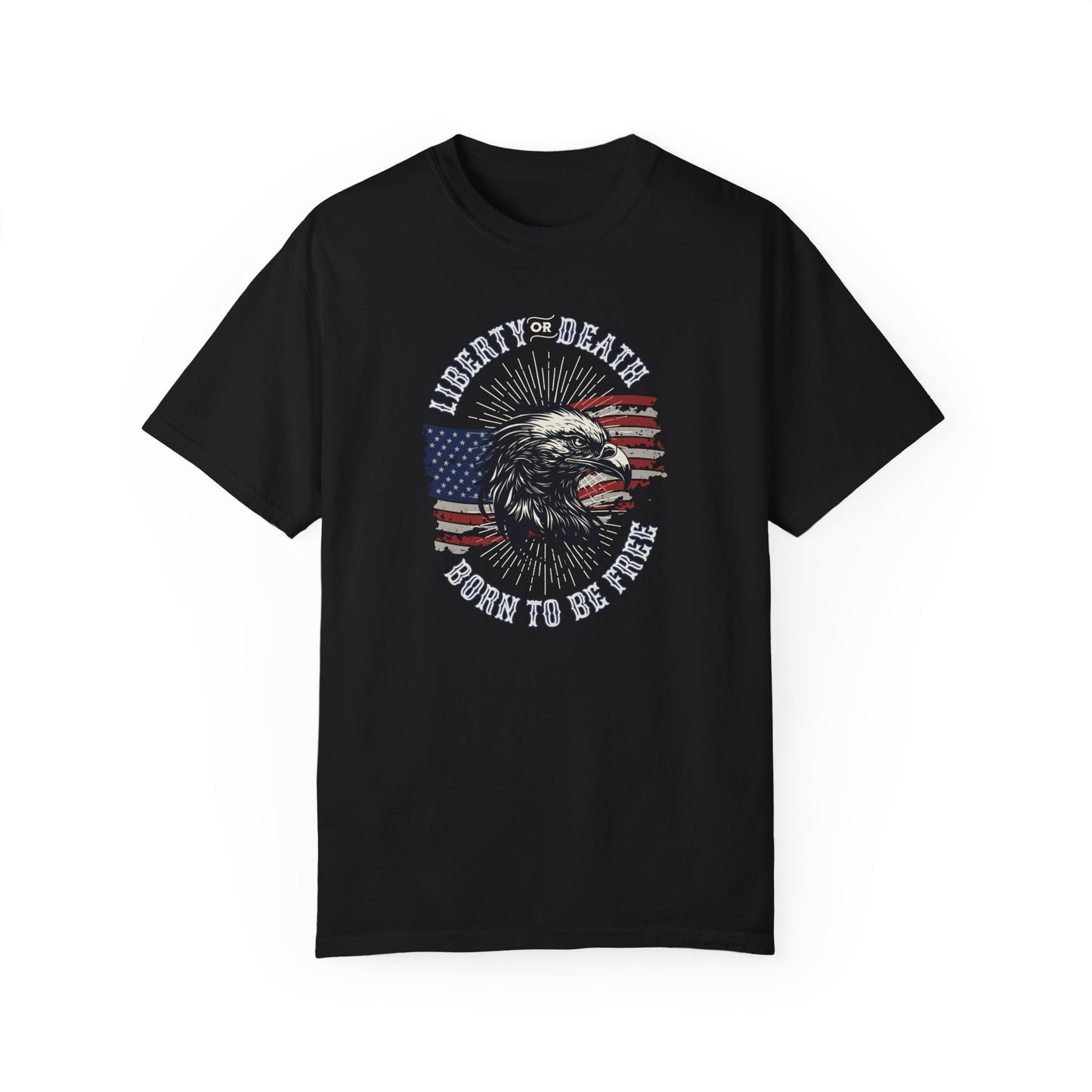 Liberty or Death American Pride-Mediumweight Relaxed fit T-shirt